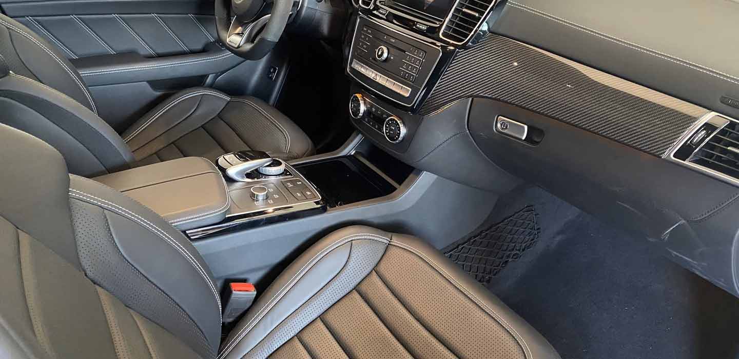 rent a mercedes car inside interior